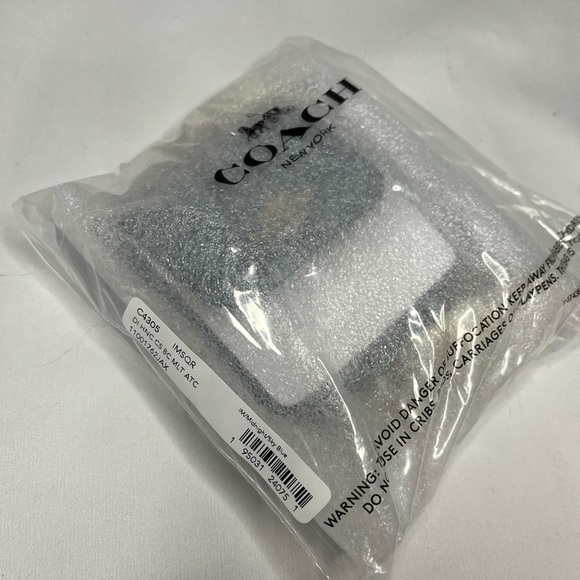 Coach Multi Attachments Case Bag Charm With Horse And Carriage Dot Print - Picture 2 of 4